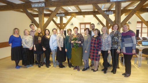 Nuotraukoje naujos kadencijos Mažosios Lietuvos regioninės etninės kultūros globos tarybos nariai. Nuotrauka S. Sodonio