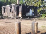 Budrikų kaime sudegė medinis gyvenamasis namas